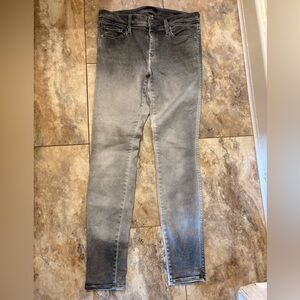 Genetic Denim The Shya Cigarette Black Earth Dye Wash Denim Jeans Womens Size 31